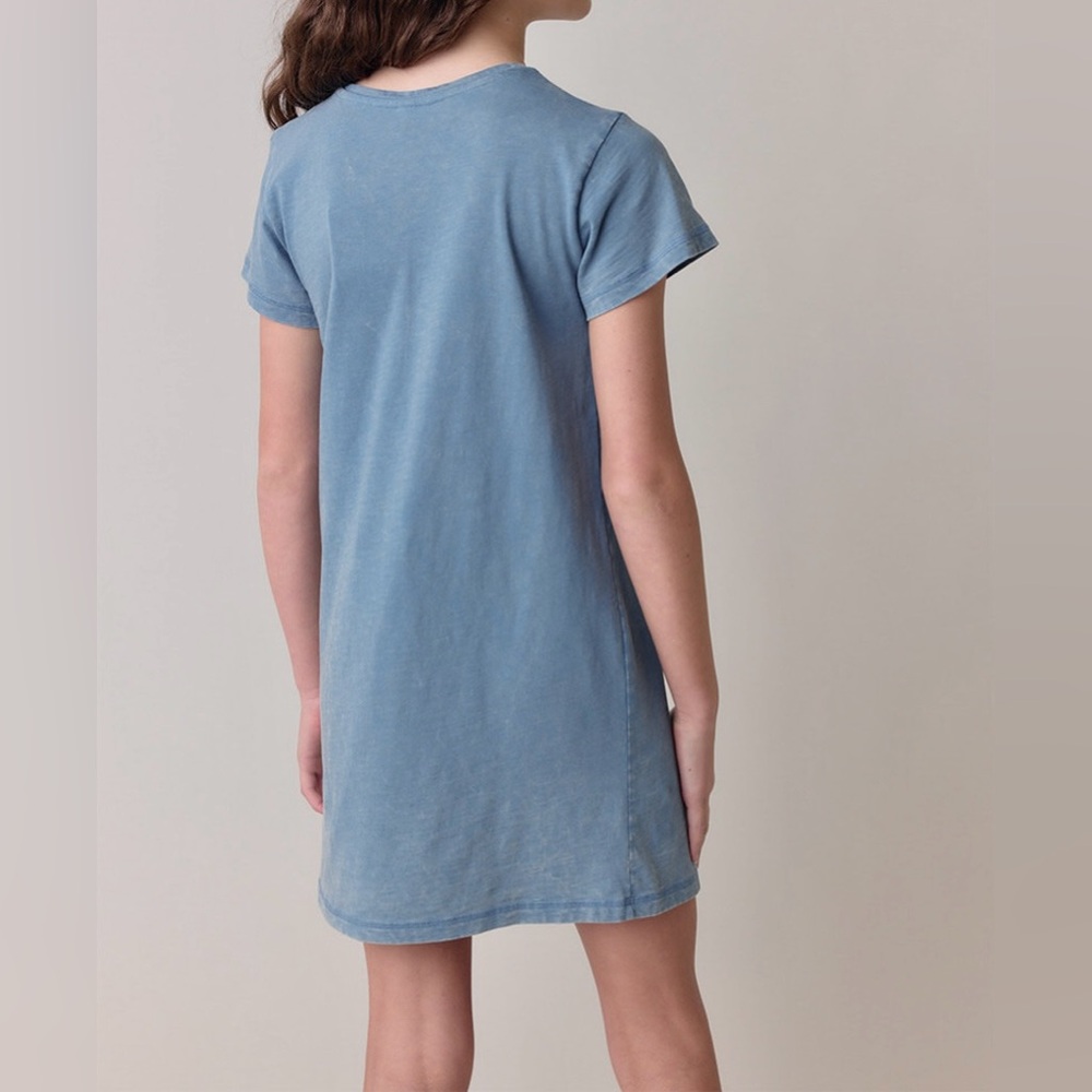 Large T-Shirt Casual Dress Short Sleeve L Women’s Acid Wash Mineral Wash